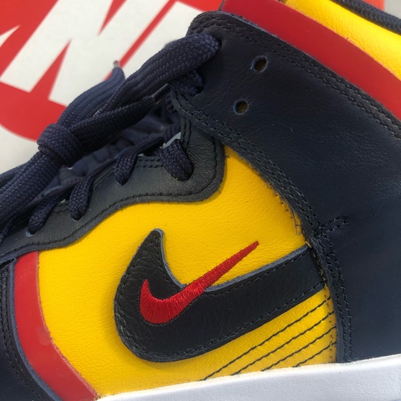 Nike Dunk High Rebel ‘Michigan’ Blue Shoes - Picture 4 of 5